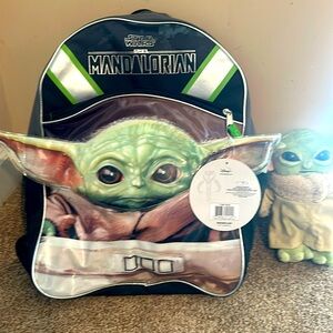Baby yoda bookbag! New with tag/ never been used